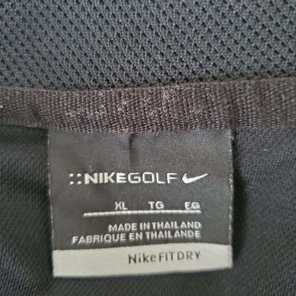 Nike DriFit Black Golf Polo Shirt - XL - Picture 4 of 5